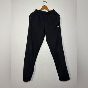 Champion Black Fleece Sweatpants Size S‎ | Joggers | Embroidered Logo | Cozy Fit
